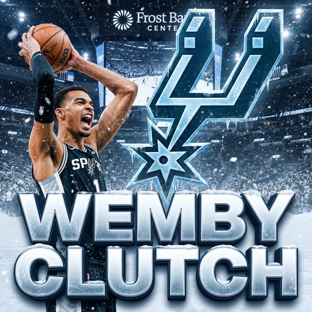 Wemby's Resilience: Spurs Win After 5-Hour Snowstorm Delay